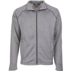 Tri-Mountain Men's Vapor Full Zip Heather Fleece Jacket for $15