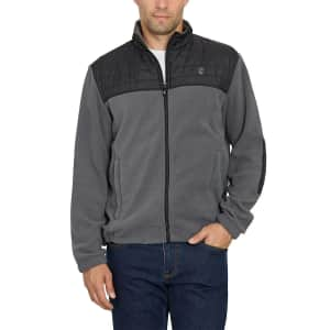 IZOD Men's Fleece Jacket for $30