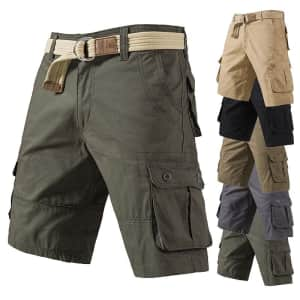 Men's Cargo Shorts for $9